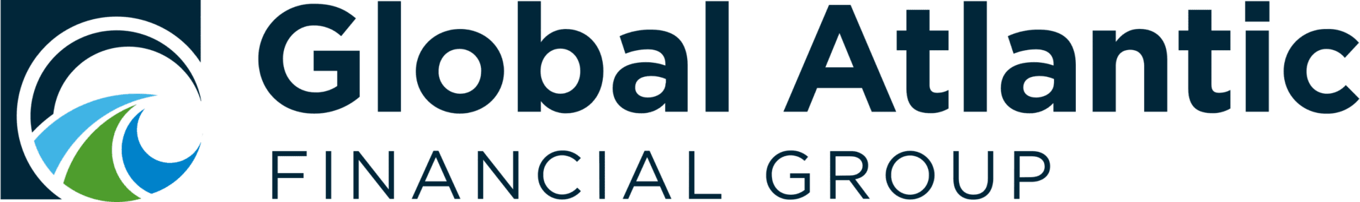 680293d44ddb1_GLOBAL ATLANTIC A green banner with the words " capital financial group ".